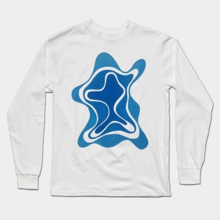 blue blob Long Sleeve T-Shirt